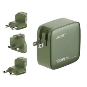 Acer PowerMax 100W GaN Super Fast Charger | 4-Port USB