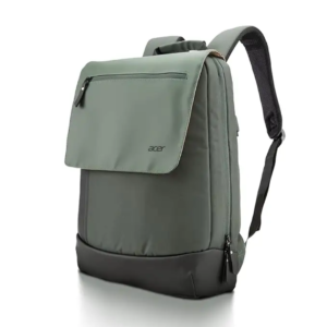 Acer UrbanLite Slim Backpack | Travel & Office Bag | Black & Forest Green
