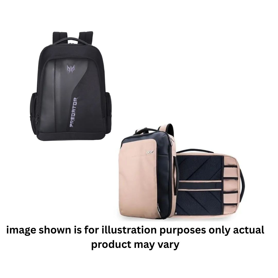 Acer New Predator Backpack (Premium Black) & Acer Convertible Backpack