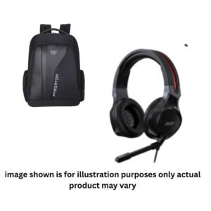 Acer New Predator Backpack (Premium Black) & Acer Nitro Wired Gaming Headset