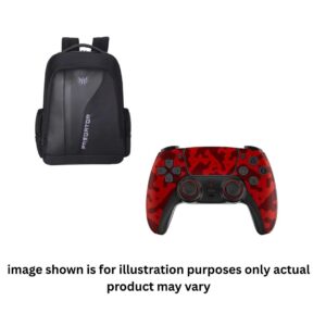 Acer New Predator Backpack (Premium Black) & Acer Nitro Katana NT-02 Wireless Multi-Platform Game Controller
