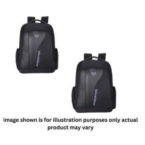 Acer New Predator Backpack (Premium Black) Pack of 2