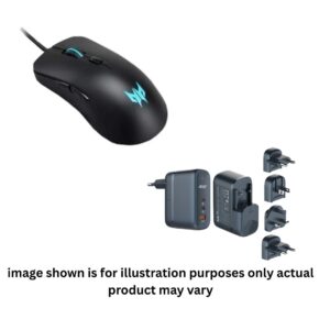 Cestus 310 Wired Optical Gaming Mouse & Acer PowerMax 65W GaN USB Charger