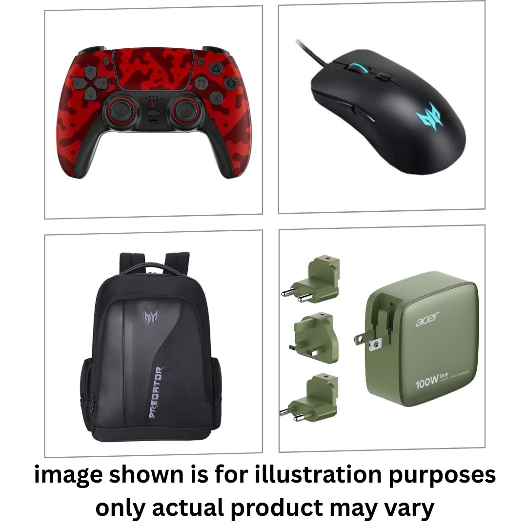 Cestus 310 Wired Optical Gaming Mouse / Acer Predator Backpack / Acer Power Max 100W GaN Super Fast Charger / Acer Katana NT-02 Game Controller - Image 2